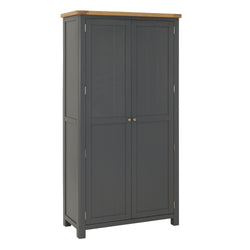 Malaya Kitchen Storage Pantry Cupboard - Slate Grey