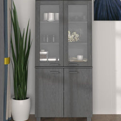 Loar Larder Cupboard - Grey